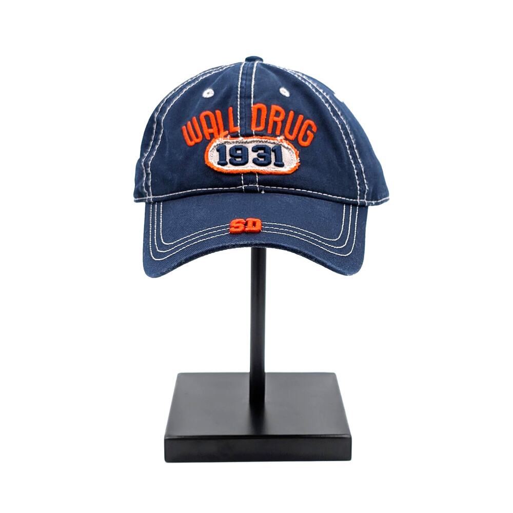 Hat Graphix 360 Wall Drug South Dakota Baseball Hat Retro Distressed Embroidered